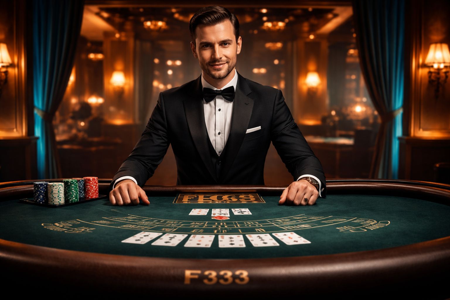 F333 Live Dealer Blackjack Table