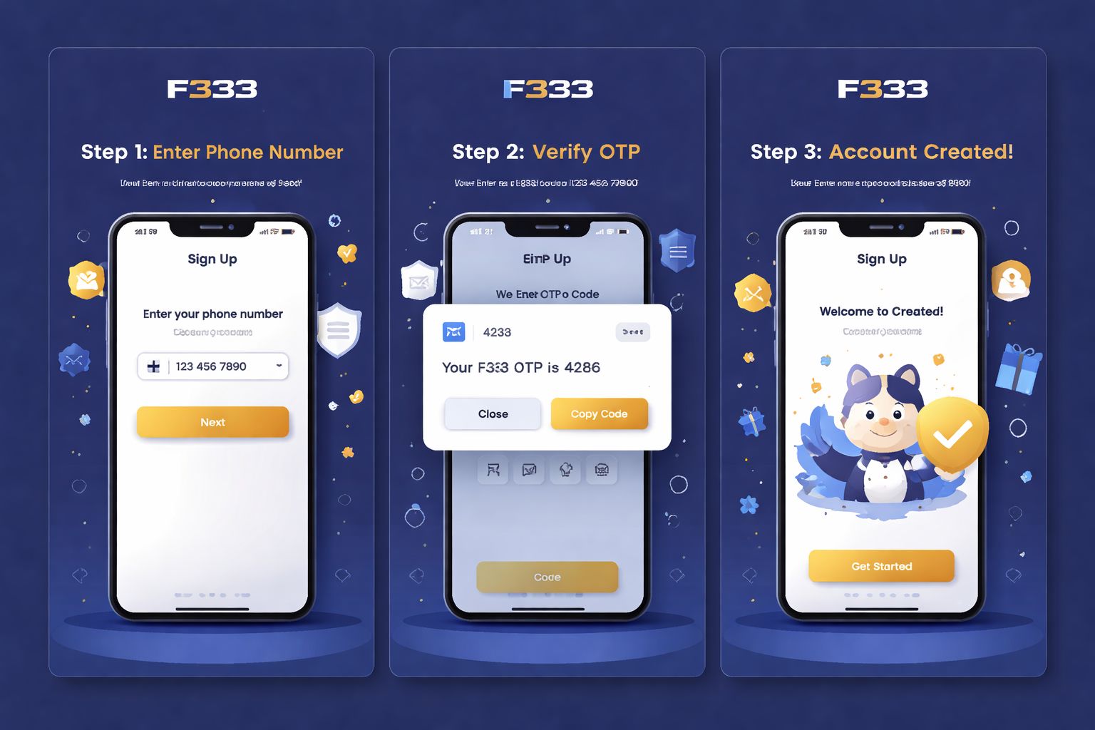 F333 Sign In Process Step by Step